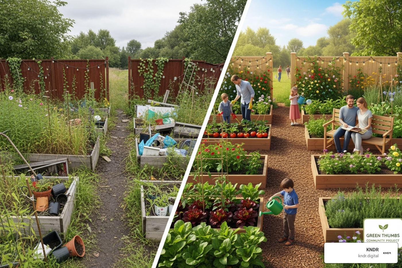 Showing a before-and-after of a nonprofit project - social media for nonprofits Showing a before-and-after of a nonprofit project - social media for nonprofits
